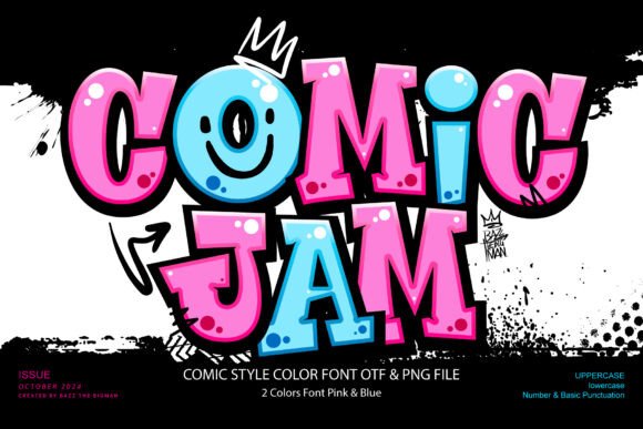 Comic Jam: A Bold Display Font for Creative Impact