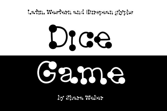 Dice Game: A Playful Font for Bold Ideas