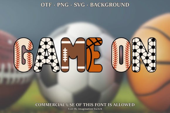 Game on Collection: A Color Font for Unforgettable Designs