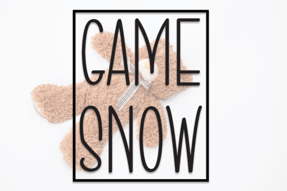 Game Snow: The Handwritten Font That Feels Like a Friendly Wave