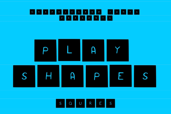 Play Shapes Squares: A Font That Feels Like a Game