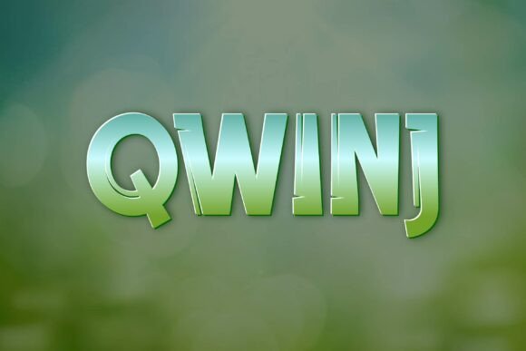 Qwinj: A Gothic-Cartoon Font for Bold, Playful Designs