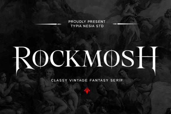 Rockmosh: A Classic Magical and Horror Font for Bold Designs