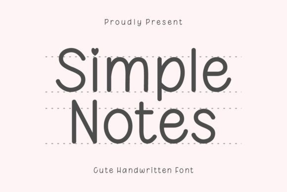 Simple Notes: Elevate Your Designs with Handwritten Charm