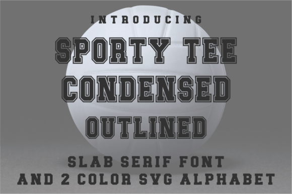 Sporty Tee Condensed Outlined: A Powerful Typeface for Dynamic Design