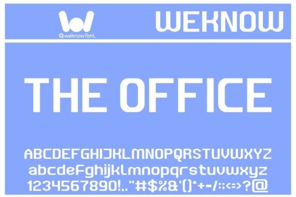 The Office: A Sans Serif Gem for Modern Designers