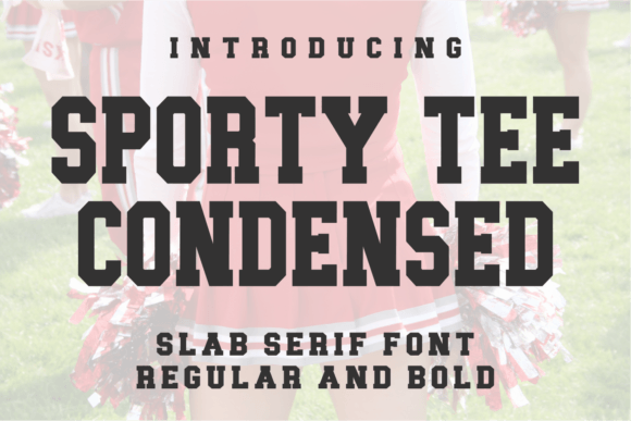 Unleashing Energy: The Sporty Tee Condensed Typeface