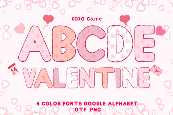 Xoxo Game: Adorable Color Fonts for Valentine's and Beyond